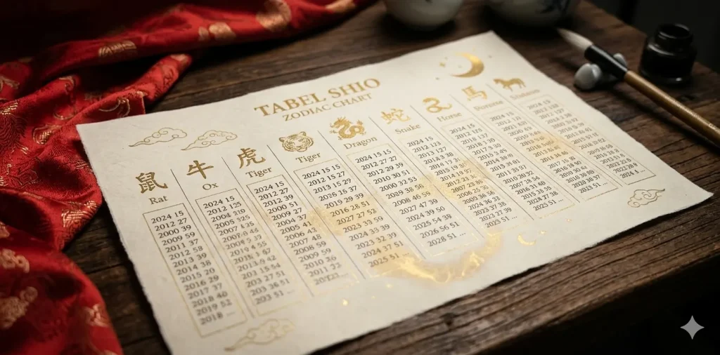 Tabel shio togel dan arti mimpi